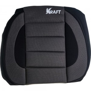 Чехлы для автомобильных сидений KRAFT COMFORT универсальные, полиэстер, черно-серые KT 835639