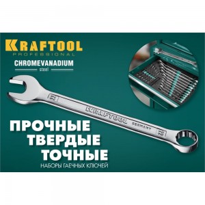 Набор комбинированных гаечных ключей Kraftool 27079-H18E