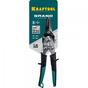 Ножницы по твердому металлу Kraftool прямые, Cr-Mo 260 мм GRAND 2324-S_z02