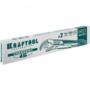 Трубный ключ Kraftool PANZER-45, №2, изогнутые губки 2735-15_z02