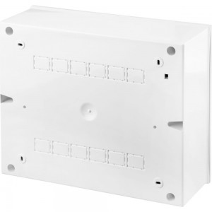 Распределительный навесной щит KRANZ на 12 модулей ЩРН-П-12 IP41 пластик белый KR-11-0313