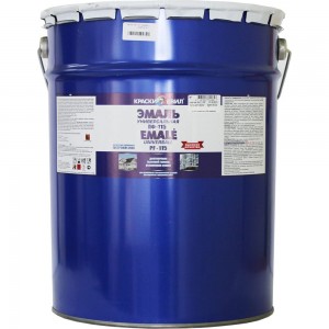 Эмаль Краски квил ПФ-115 Универсальная, синяя, бар. 20 кг 4607023391892