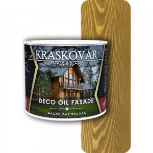 Масло для фасада Kraskovar Deco Oil Fasade Дуб 2,2 л 1161