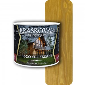 Масло для фасада Kraskovar Deco Oil Fasade ель, 2.2 л 1317