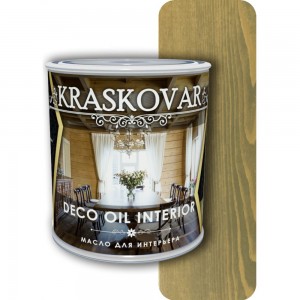 Масло для интерьера Kraskovar Deco Oil Interior бамбук, 0.75 л 1263