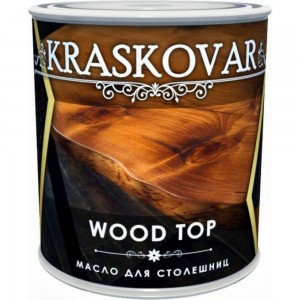 Масло для столешниц Kraskovar Wood Top орех 0,75 л 1367