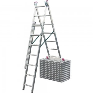 Универсальная алюминиевая лестница 3х7 Krause Corda 013378