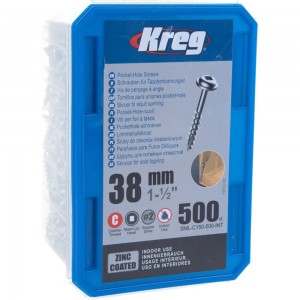 Шурупы с крупным шагом KREG 1-1/2 - 500 шт SML-C150-500