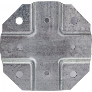 Краб-система Крепче Х-образный, оцинк., 25x25 мм, 50 шт. 2947744