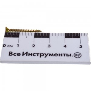 Шуруп, жёлтый цинк Крепежная техника 2,5х25 1000шт 431300 БК