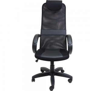 Кресло Кресловъ КР-508 пластик черный, спинка черная/сиденье черное 7КР22-508-0101Т-Кр