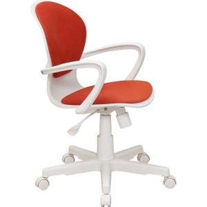 Кресло Кре��ловъ Bloom Pl White, ткань Maserati orange 7КР22-BLM-0208Т-Ко