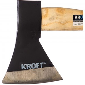 Топор Kroft 600г, ручка из твердых пород древесины 202064