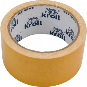 Двусторонняя клейкая лента KROLL ткань/pvc, 48 мм х 10 м 4607190400922