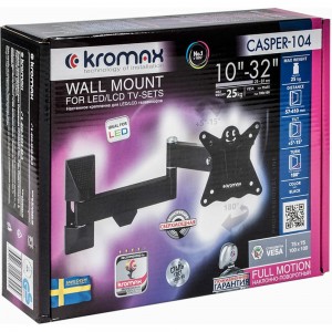 TV кронштейн Kromax CASPER 104 black 20171
