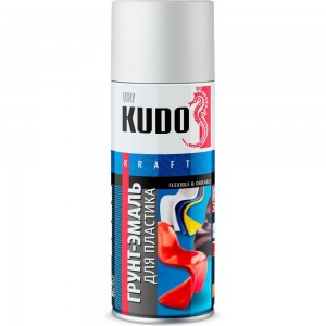 Грунт-эмаль для пластика KUDO белая RAL 9003 11600609