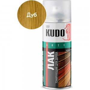 Лак тонирующий для дерева акриловый универсальный KUDO Дуб KU-9043