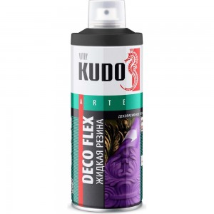 Жидкая резина KUDO DECO FLEX чёрная KU-5302