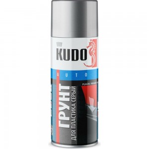 Грунт по пластику KUDO AUTO, серый KU-6020