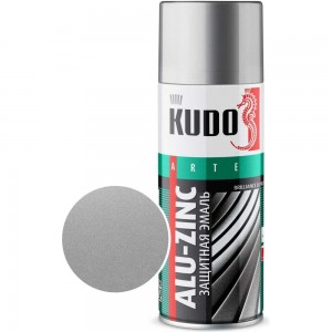 Универсальная эмаль KUDO аэрозоль алюминиево-цинковая 520мл 1090 11605287