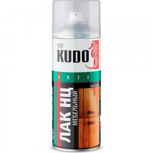 Лак для дерева нитроцеллюлозный (НЦ) мебельный глянцевый KUDO KU-9008