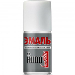 Автомобильная ремонтная эмаль с кисточкой KUDO Черный 601 KU-70601-BB