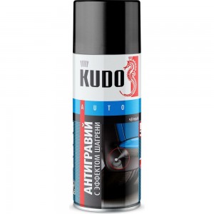 Антигравий KUDO черный, с эффектом шагрени KU-5225
