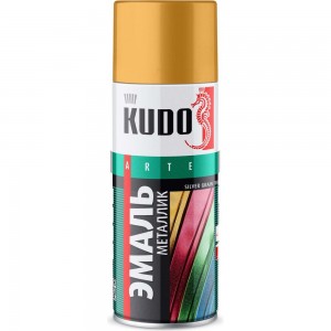 Эмаль KUDO универсальная, металлик, золото KU-1061