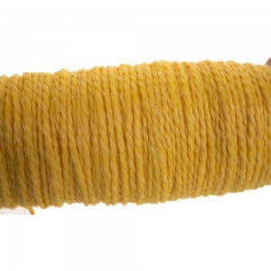 Разметочный капроновый шнур, желтый, 1.5 мм х 50 м КУРС 4712