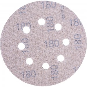 Круг шлифовальный (5 шт; 125 мм; К180) для эксцентриковых шлифмашин KWB 4919-18