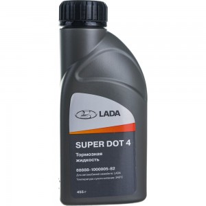 Тормозная жидкость LADA DOT-4 0,5 кг фирменная упаковка 88888100000582