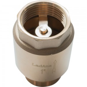 Обратный клапан подпружиненный с латунным сердечником LadAna 1