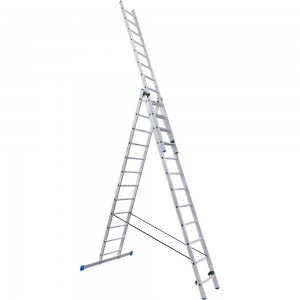Трехсекционная алюминиевая лестница LadderBel LS312 