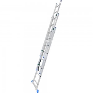 Трехсекционная алюминиевая лестница LadderBel LS308 