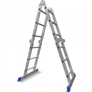 Алюминиевая лестница-трансформер LadderBel 4 секции по 3 ступени LT433