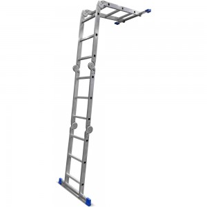 Алюминиевая лестница-трансформер LadderBel 4 секции по 3 ступени LT433