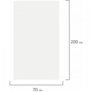Простыня LAIMA Universal белая рулонная с перфорацией 100 шт, 70x200 см, спанбонд 12 г/м2 631137