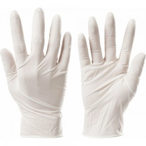 Виниловые неопудренные перчатки ЛАЙМА, белые, размер L, 50 пар 605011