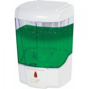 Сенсорный диспенсер для жидкого мыла ЛАЙМА PROFESSIONAL, наливной, прозрачный, 0,6 л, 605391