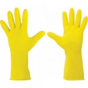Хозяйственные латексные перчатки ЛАЙМА Премиум, размер L, хлопок 100% 600272