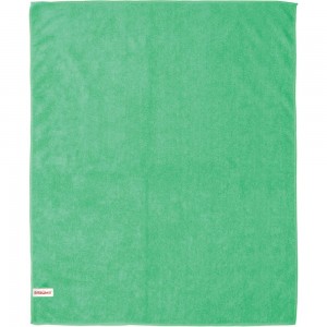 Тряпка для мытья пола ЛАЙМА плотная микрофибра, 70х80 см, зелёная 603931