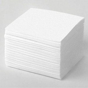 Бумажные салфетки 100 шт., 24х24 см ЛАЙМА белые, 100% целлюлоза 126907