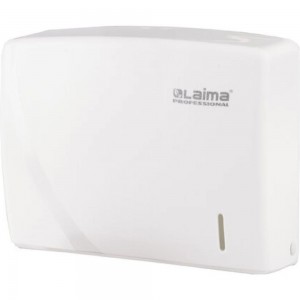 Диспенсер для полотенец ЛАЙМА ORIGINAL Система H2, Interfold, белый, ABS-пластик 605759