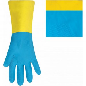 Неопреновые перчатки ЛАЙМА НЕОПРЕН EXPERT, 100 гр/пара, химически устойчивые, х/б напыление, XL 605006
