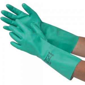 Нитриловые перчатки ЛАЙМА НИТРИЛ EXPERT, 70 гр/пара, химически устойчивые, гипоаллергенные, М 605001