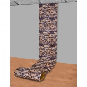 Мягкая самоклеящаяся 3D панель LAKO Камень кладка 19, 70x600 см LKD-16-05-FC82-2