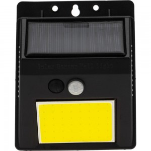 Уличный фасадный светильник Lamper NEW AGE XL на солнечной батарее, датчик движения COB на стену 602-233