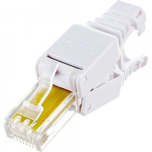 Полевой коннектор LANMASTER RJ-45 8P8C, категории 5E LAN-TMP-U5E-WH