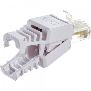 Полевой коннектор LANMASTER RJ-45 8P8C, категории 5E LAN-TMP-U5E-WH