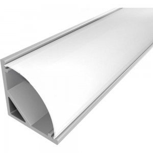 Комплект алюминиевого профиля LEDCRAFT с экраном и заглушками LC-LPU1616M20-1 1638000007